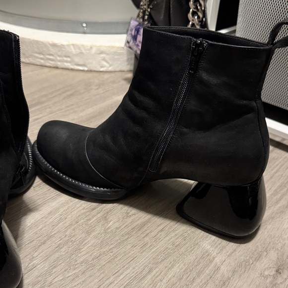Fluevog Black Ankle Boots - Picture 3 of 4